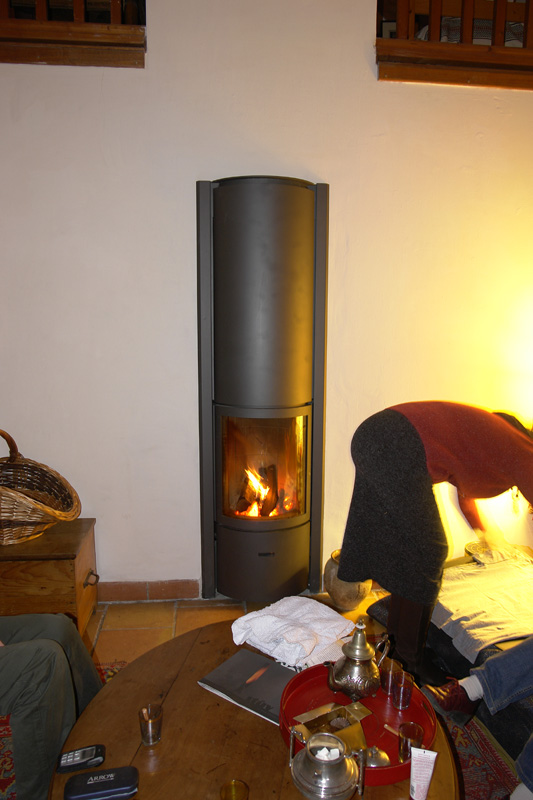 Canalisation: La distribution d'air chaud dans toute la maison avec un poele