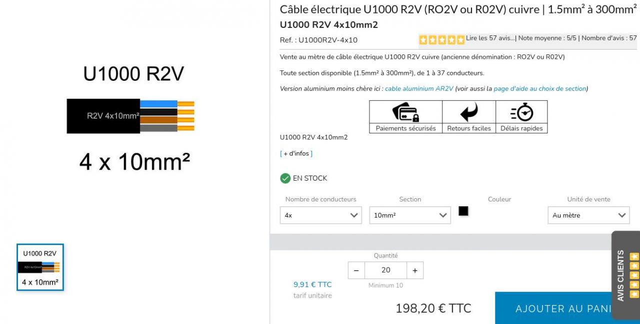 Nom : lectricit-cable-4x10-R2V.jpg
Affichages : 65
Taille : 68,1 Ko