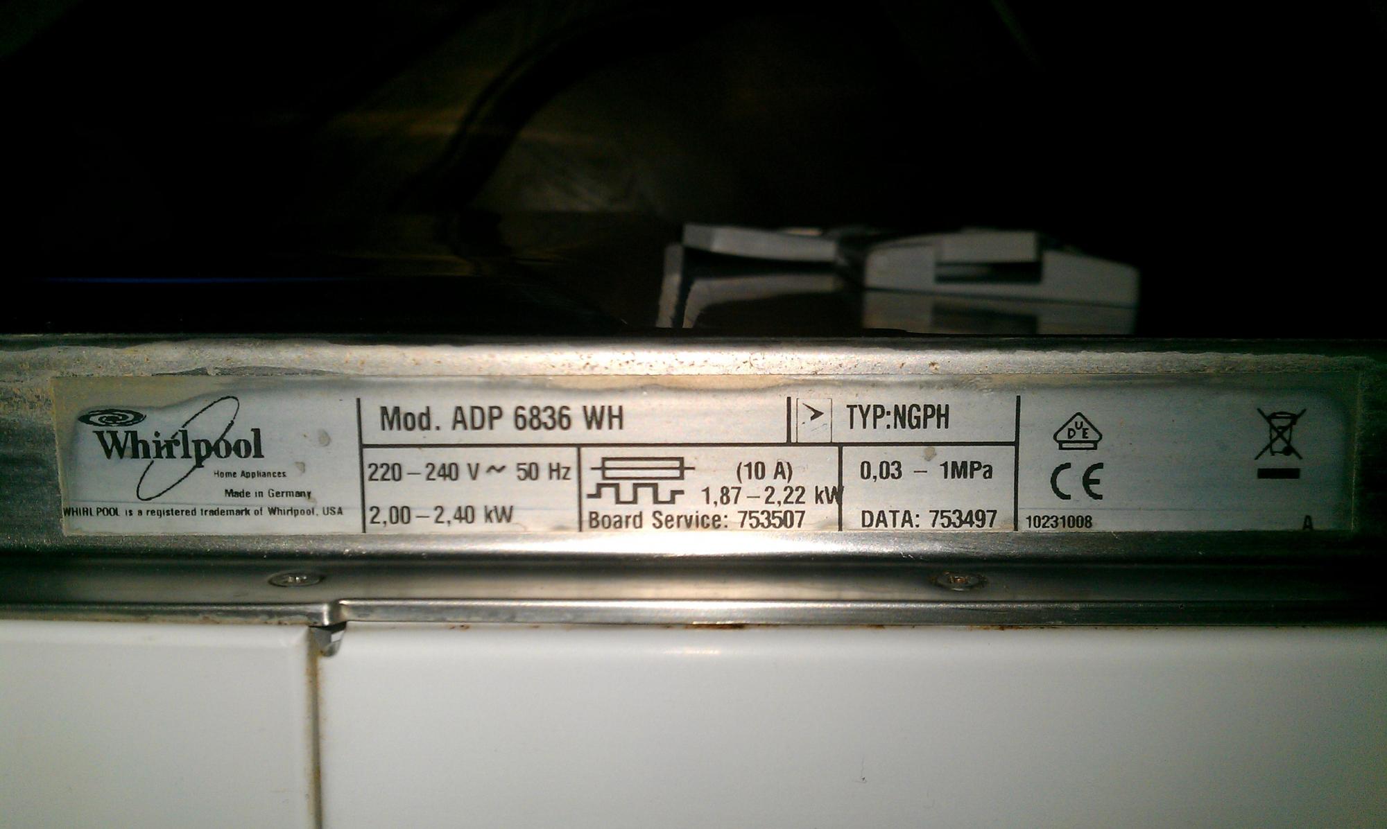 Pourquoi mon lave-vaisselle Whirlpool affiche un code panne F3 ?