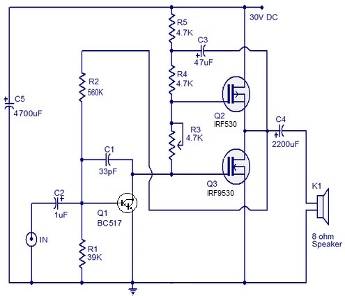 Nom : amplificateur Audio MOSFET.jpg
Affichages : 495
Taille : 44,1 Ko