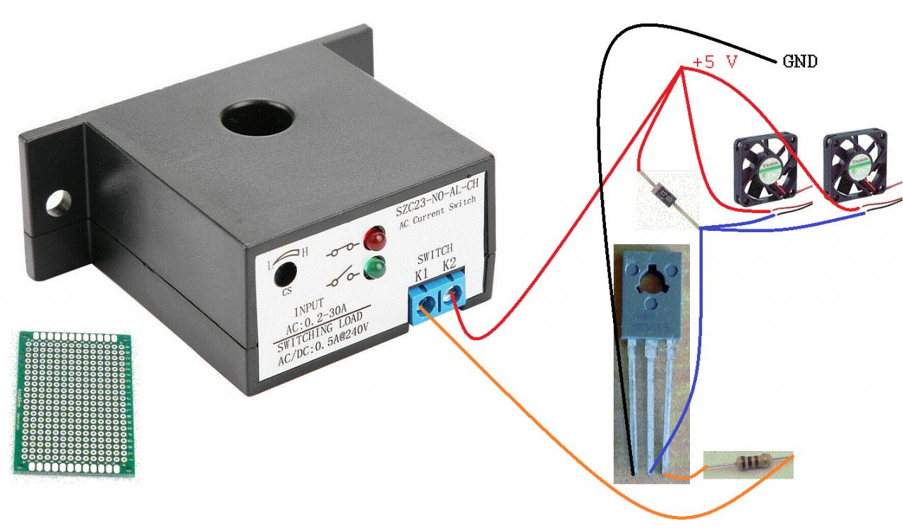 Interrupteur de détection de courant Interrupteur de détection de courant  normal Réglable Courant alternatif Surveillance de l'isolation S