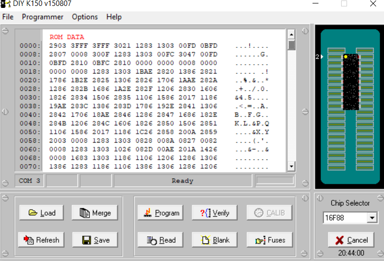Selector load. Программатор pic k150. Программатор k150 схема. Программатор для микросхем pic k150. Программатор pic16f.
