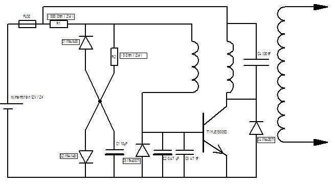 Nom : Schema oscillateur blocking HT.PNG
Affichages : 283
Taille : 12,3 Ko