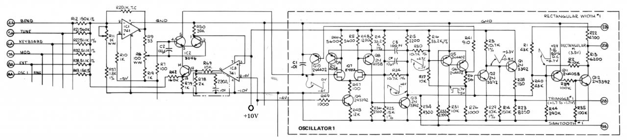 Analogique Analyse Du VCO Du Minimoog Mod le D Analogique Analyse Du VCO Du Minimoog Mod le D
