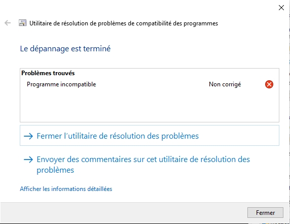 Nom : Utilitaire de rsolution de problmes de compatibilit des programmes_2023-10-18_13-18-04.jpg
Affichages : 137
Taille : 79,1 Ko